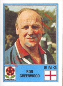 116 Ron Greenwood – UEFA Euro Italy 1980 Panini