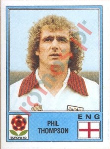 119 Phil Thompson – UEFA Euro Italy 1980 Panini