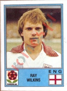 122 Ray Wilkins – UEFA Euro Italy 1980 Panini