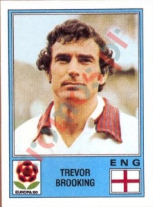 123 Trevor Brooking – UEFA Euro Italy 1980 Panini