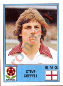 124 Steve Coppell – UEFA Euro Italy 1980 Panini