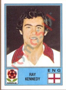 131 Ray Kennedy – UEFA Euro Italy 1980 Panini