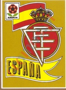 176 ESPAÑA Badge – UEFA Euro Italy 1980 Panini