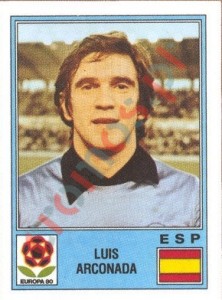 180 Luis Arconada – UEFA Euro Italy 1980 Panini