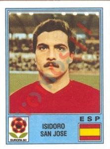 181 Isidoro San Jose – UEFA Euro Italy 1980 Panini