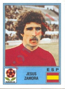 187 Jesus Zamora – UEFA Euro Italy 1980 Panini