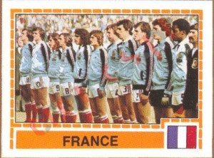 203 FRANCE Team – UEFA Euro Italy 1980 Panini