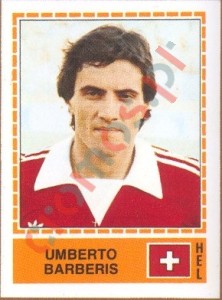 210 Umberto Barberis – UEFA Euro Italy 1980 Panini