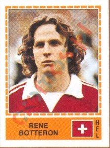 211 Rene Botteron – UEFA Euro Italy 1980 Panini