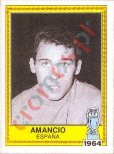 12 Amancio – UEFA Euro Italy 1980 Panini