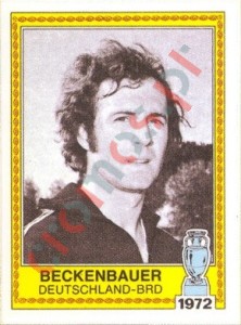16 Beckenbauer – UEFA Euro Italy 1980 Panini