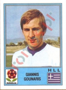 101 Giannis Gounaris – UEFA Euro Italy 1980 Panini