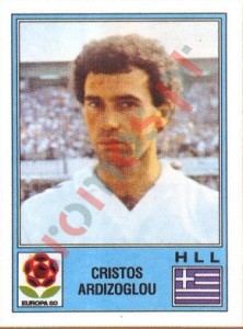 109 Cristos Ardizoglou – UEFA Euro Italy 1980 Panini