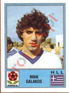 110 Maik Galakos – UEFA Euro Italy 1980 Panini
