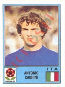 144 Antonio Cabrini – UEFA Euro Italy 1980 Panini