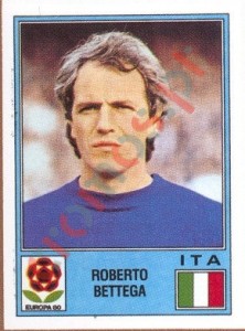 150 Roberto Bettega – UEFA Euro Italy 1980 Panini