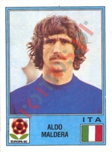 153 Aldo Maldera – UEFA Euro Italy 1980 Panini