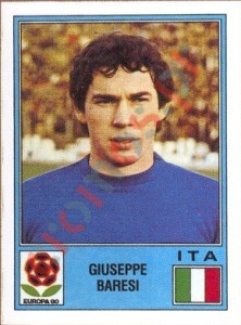 154 Giuseppe Baresi – UEFA Euro Italy 1980 Panini