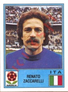 155 Renato Zaccarelli – UEFA Euro Italy 1980 Panini
