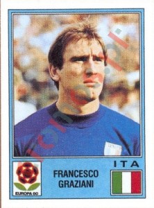 157 Francesco Graziani – UEFA Euro Italy 1980 Panini