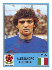 158 Alessandro Altobelli – UEFA Euro Italy 1980 Panini