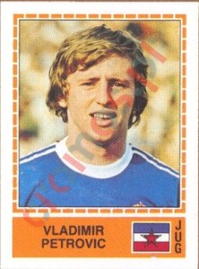 215 Vladimir Petrovic – UEFA Euro Italy 1980 Panini