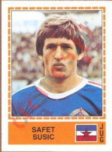 217 Safet Susic – UEFA Euro Italy 1980 Panini