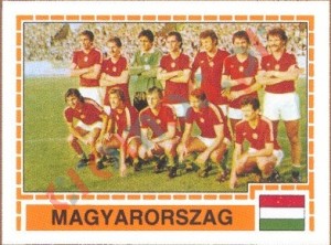 218 HUNGARY Team – UEFA Euro Italy 1980 Panini