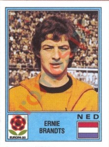 63 Ernie Brandts – UEFA Euro Italy 1980 Panini