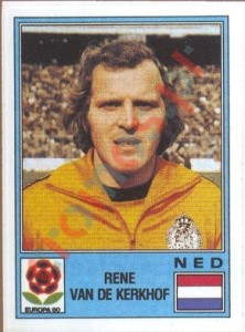 70 Rene Van De Kerkhof – UEFA Euro Italy 1980 Panini