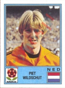 73 Piet Wildschut – UEFA Euro Italy 1980 Panini