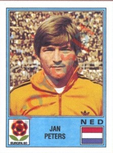 75 Jan Peters – UEFA Euro Italy 1980 Panini