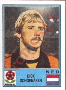 76 Dick Schoenaker – UEFA Euro Italy 1980 Panini