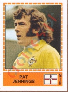 225 Pat Jennings – UEFA Euro Italy 1980 Panini
