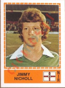 226 Jimmy Nicholl – UEFA Euro Italy 1980 Panini