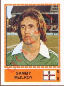227 Sammy McIlroy – UEFA Euro Italy 1980 Panini