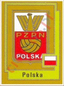 234 POLSKA Badge – UEFA Euro Italy 1980 Panini