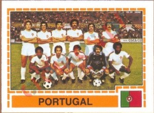 238 PORTUGAL Team – UEFA Euro Italy 1980 Panini