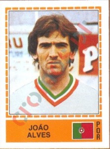 241 Joao Alves – UEFA Euro Italy 1980 Panini