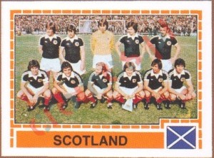 243 SCOTLAND Team – UEFA Euro Italy 1980 Panini