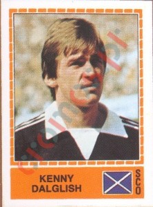 246 Kenny Dalglish – UEFA Euro Italy 1980 Panini