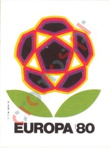 21 OFFICIAL EMBLEM – UEFA Euro Italy 1980 Panini