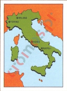 24 EURO 80 MAP – UEFA Euro Italy 1980 Panini
