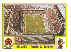27 MILANO - Stadio G. Meazza – UEFA Euro Italy 1980 Panini