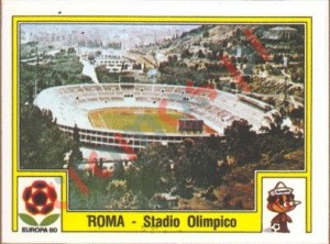 31 ROMA - Stadio Olimpico – UEFA Euro Italy 1980 Panini