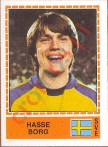 256 Hasse Borg – UEFA Euro Italy 1980 Panini