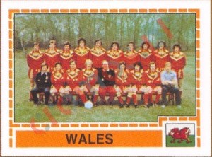258 WALES Team – UEFA Euro Italy 1980 Panini