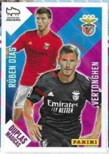 356 Ruben Dias / Vertonghen – Futebol 2020-2021 Panini