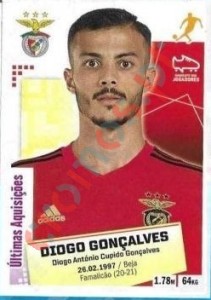 386 Diogo Goncalves – Futebol 2020-2021 Panini