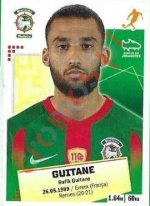 153 Guitane – Futebol 2020-2021 Panini